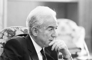Foto del Presidente della Repubblica Francesco Cossiga per il settimanale "Epoca"