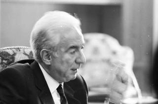 Foto del Presidente della Repubblica Francesco Cossiga per il settimanale "Epoca"