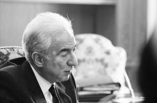 Foto del Presidente della Repubblica Francesco Cossiga per il settimanale "Epoca"