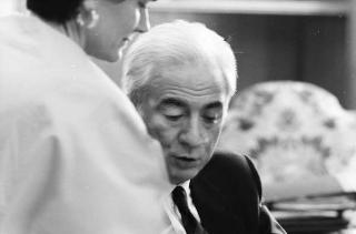 Foto del Presidente della Repubblica Francesco Cossiga per il settimanale "Epoca"