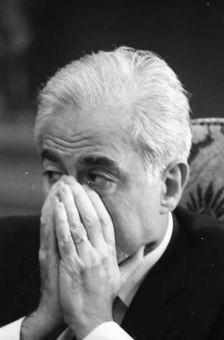 Foto del Presidente della Repubblica Francesco Cossiga per il settimanale "Epoca"