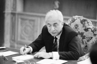 Foto del Presidente della Repubblica Francesco Cossiga per il settimanale "Epoca"