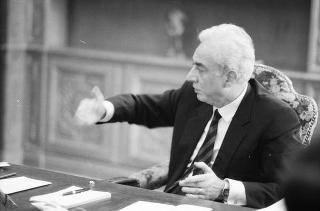 Foto del Presidente della Repubblica Francesco Cossiga per il settimanale "Epoca"