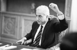 Foto del Presidente della Repubblica Francesco Cossiga per il settimanale "Epoca"