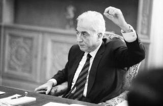 Foto del Presidente della Repubblica Francesco Cossiga per il settimanale "Epoca"