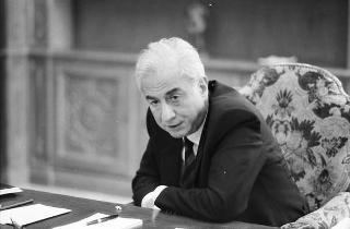 Foto del Presidente della Repubblica Francesco Cossiga per il settimanale "Epoca"