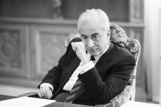 Foto del Presidente della Repubblica Francesco Cossiga per il settimanale "Epoca"