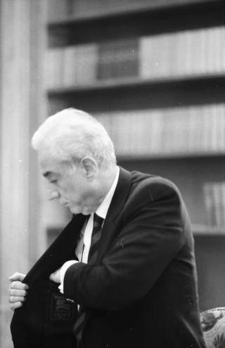 Foto del Presidente della Repubblica Francesco Cossiga per il settimanale "Epoca"