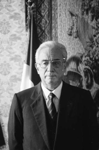 Foto del Presidente della Repubblica Francesco Cossiga per il settimanale "Epoca"