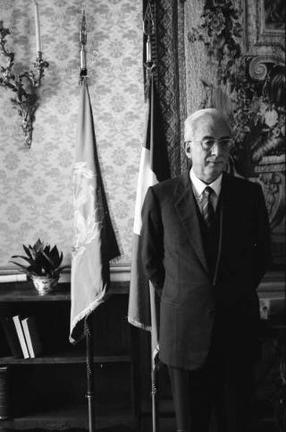 Foto del Presidente della Repubblica Francesco Cossiga per il settimanale "Epoca"