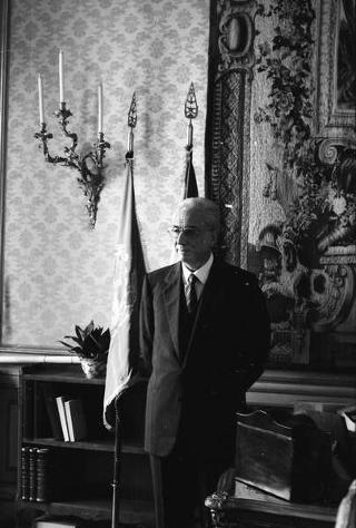 Foto del Presidente della Repubblica Francesco Cossiga per il settimanale "Epoca"