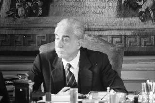 Foto del Presidente della Repubblica Francesco Cossiga per il settimanale "Epoca"