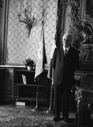 Foto del Presidente della Repubblica Francesco Cossiga per il settimanale "Epoca"