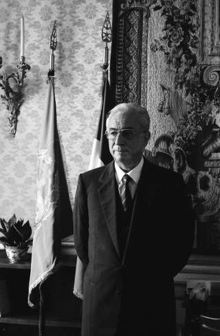 Foto del Presidente della Repubblica Francesco Cossiga per il settimanale "Epoca"