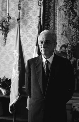 Foto del Presidente della Repubblica Francesco Cossiga per il settimanale "Epoca"