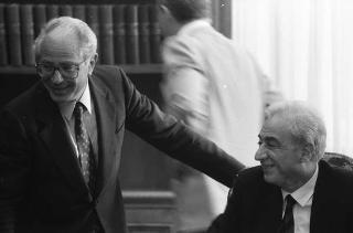 Foto del Presidente della Repubblica Francesco Cossiga per il settimanale "Epoca"