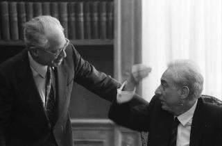 Foto del Presidente della Repubblica Francesco Cossiga per il settimanale "Epoca"