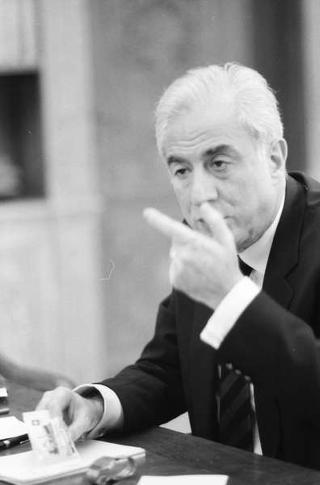 Foto del Presidente della Repubblica Francesco Cossiga per il settimanale "Epoca"