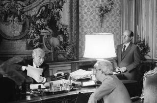 Foto del Presidente della Repubblica Francesco Cossiga per il settimanale "Epoca"