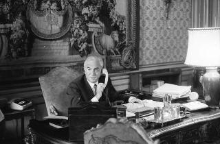 Foto del Presidente della Repubblica Francesco Cossiga per il settimanale "Epoca"