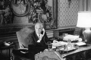 Foto del Presidente della Repubblica Francesco Cossiga per il settimanale "Epoca"