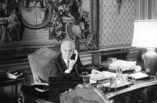 Foto del Presidente della Repubblica Francesco Cossiga per il settimanale "Epoca"