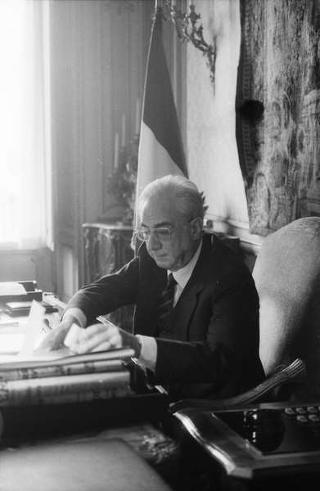 Foto del Presidente della Repubblica Francesco Cossiga per il settimanale "Epoca"