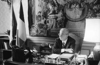 Foto del Presidente della Repubblica Francesco Cossiga per il settimanale "Epoca"