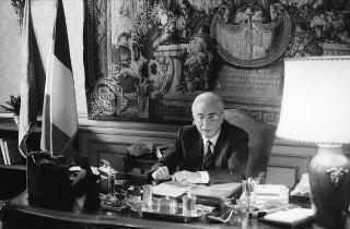 Foto del Presidente della Repubblica Francesco Cossiga per il settimanale "Epoca"