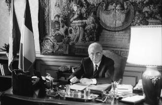Foto del Presidente della Repubblica Francesco Cossiga per il settimanale "Epoca"