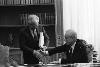 Foto del Presidente della Repubblica Francesco Cossiga per il settimanale "Epoca"