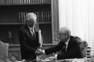 Foto del Presidente della Repubblica Francesco Cossiga per il settimanale "Epoca"