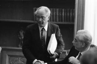 Foto del Presidente della Repubblica Francesco Cossiga per il settimanale "Epoca"