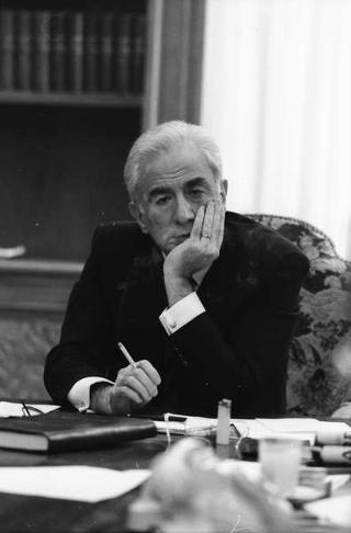 Foto del Presidente della Repubblica Francesco Cossiga per il settimanale "Epoca"