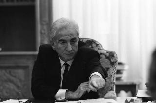 Foto del Presidente della Repubblica Francesco Cossiga per il settimanale "Epoca"