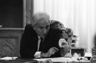Foto del Presidente della Repubblica Francesco Cossiga per il settimanale "Epoca"