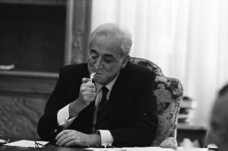 Foto del Presidente della Repubblica Francesco Cossiga per il settimanale "Epoca"