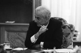Foto del Presidente della Repubblica Francesco Cossiga per il settimanale "Epoca"