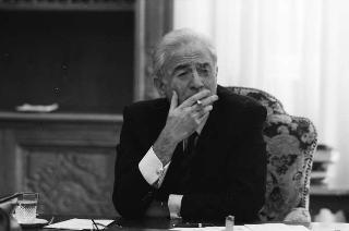 Foto del Presidente della Repubblica Francesco Cossiga per il settimanale "Epoca"