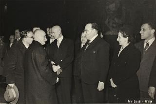 Visita del Presidente della Repubblica Luigi Einaudi a Firenze