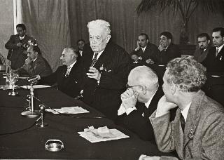 Visita del Presidente della Repubblica Luigi Einaudi a Merano