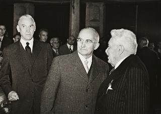 Visita del Presidente della Repubblica Luigi Einaudi a Merano
