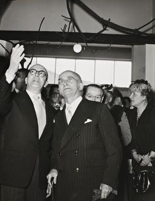 Visita del Presidente della Repubblica Luigi Einaudi e della moglie Ida alla XXX Fiera Campionaria Internazionale di Milano