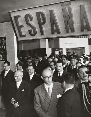 Visita del Presidente della Repubblica Luigi Einaudi e della moglie Ida alla XXX Fiera Campionaria Internazionale di Milano