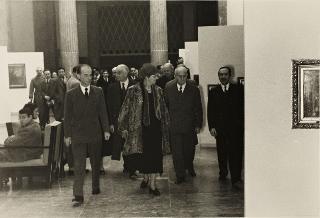 Visita del Presidente della Repubblica Luigi Einaudi alla Quadriennale (Roma)