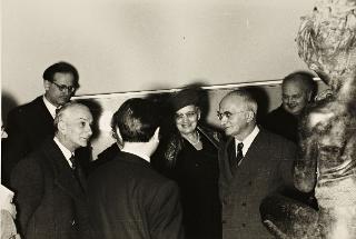 Visita del Presidente della Repubblica Luigi Einaudi alla Quadriennale (Roma)