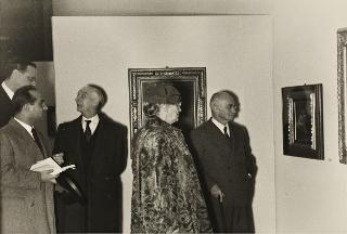 Visita del Presidente della Repubblica Luigi Einaudi alla Quadriennale (Roma)