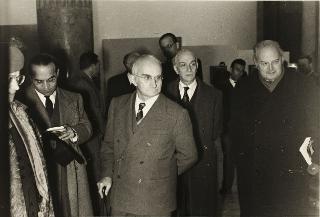 Visita del Presidente della Repubblica Luigi Einaudi alla Quadriennale (Roma)