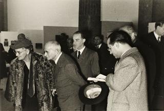 Visita del Presidente della Repubblica Luigi Einaudi alla Quadriennale (Roma)