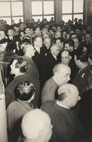 Visita del Presidente della Repubblica Luigi Einaudi all'Università commerciale Luigi Bocconi di Milano